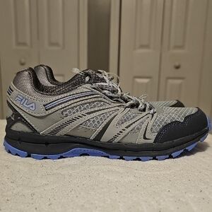 Fila Women's Athletic Shoes in Gray and Blue